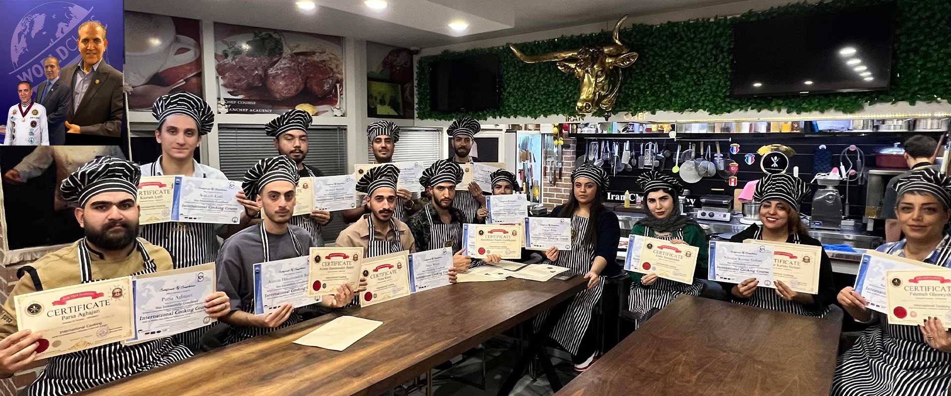 آموزش آشپزی ملل با مدرک معتبر در آکادمی ایران شف